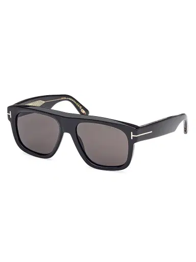 Tom Ford Men's ICON 56MM Pilot Sunglasses - Black | Thumbnail 1