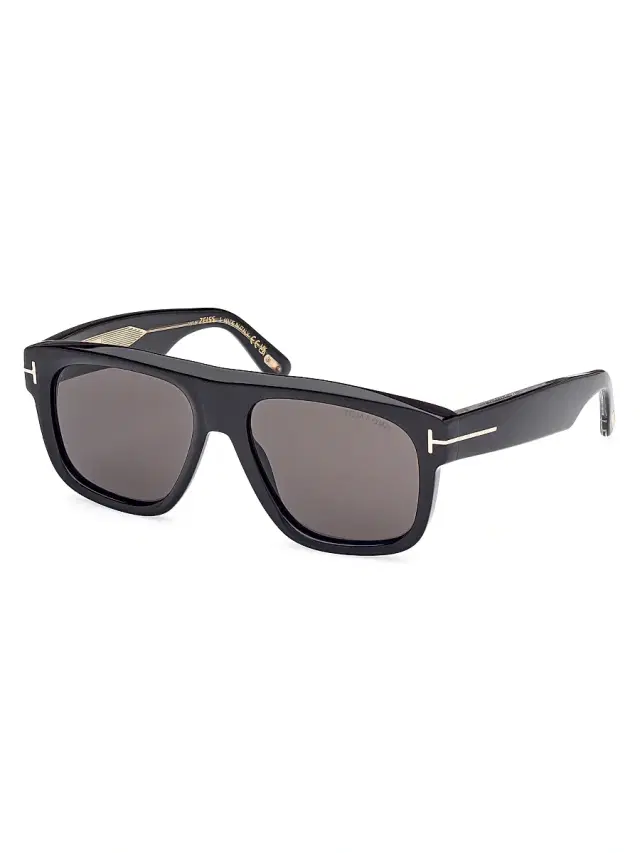TOM FORD Men's  ICON 56MM Pilot Sunglasses - Black