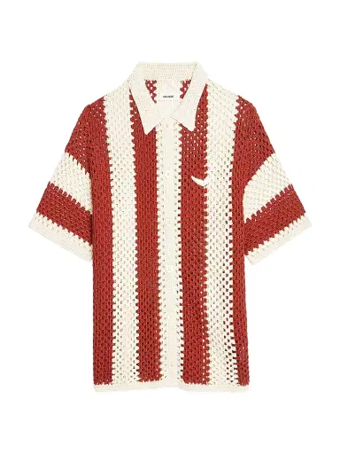 Zadig & Voltaire Women's Ciara Knit Striped Cotton Cardigan - Judo - Size Small | Thumbnail 1 Zadig & Voltaire Women's Ciara Knit Striped Cotton Cardigan - Judo - Size Small | Thumbnail 1