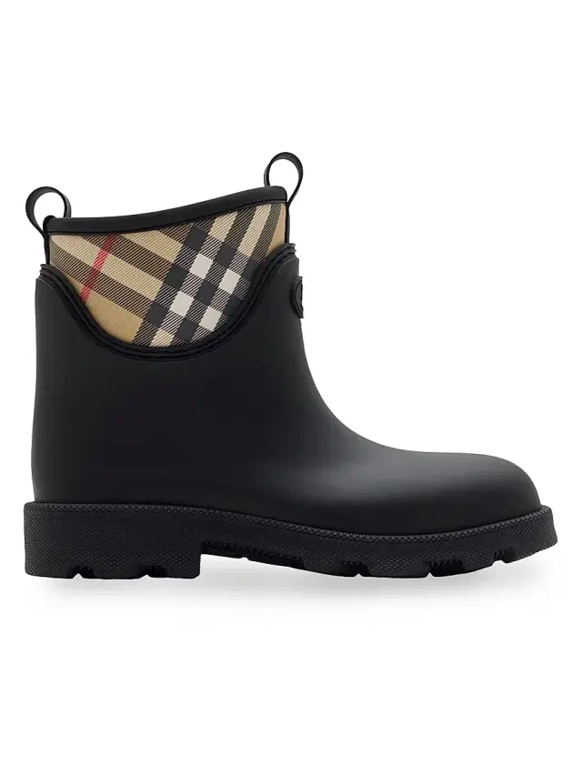 Burberry Women's Marsh Stamp Rain Boots - Black