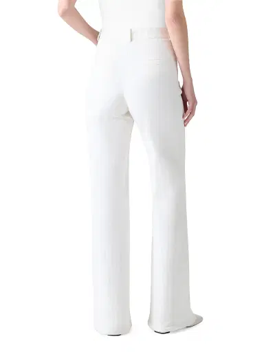 Akris punto Women's Celia Bootcut Pants - Cream - Size 12 | Thumbnail 4