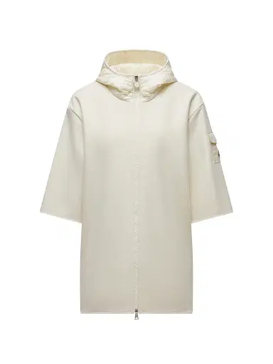 Moncler Women's Cape in Wool - White | Thumbnail 1 Moncler Women's Cape in Wool - White | Thumbnail 1