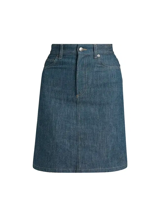 Women's Joanne Denim Skirt - Blue Spirulina