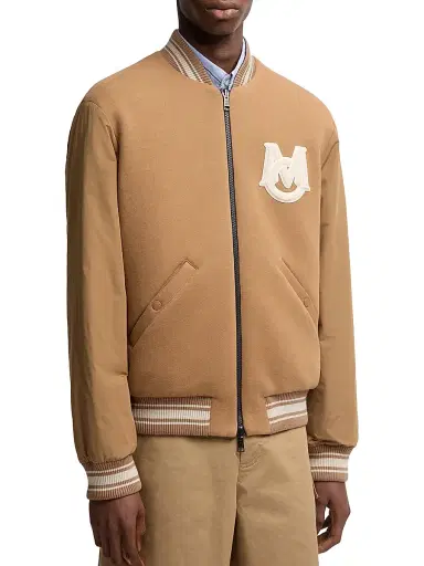 Moncler Men's Vennes Reversible Puffer Jacket in Cotton - Camel Beige | Thumbnail 2