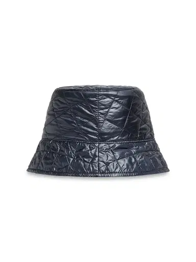 Moncler Women's Down-Filled Hat - Navy Blue | Thumbnail 2 Moncler Women's Down-Filled Hat - Navy Blue | Thumbnail 2