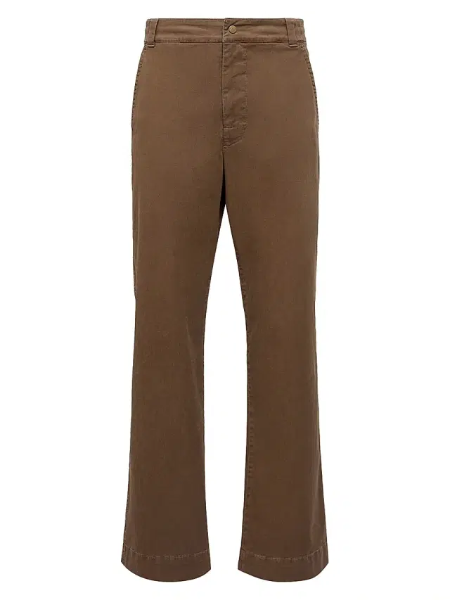 Men's Pants in Cotton Gabardine - Brown