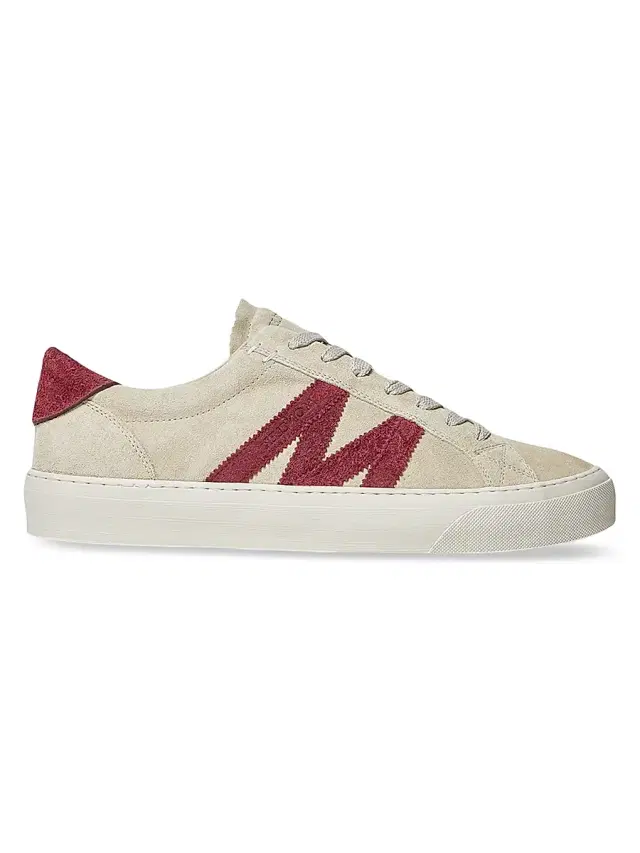 Men's Monaco2 Sneakers in Leather - Light Beige