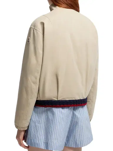 Moncler Women's Nideck Puffer Jacket - Gray Beige | Thumbnail 3 Moncler Women's Nideck Puffer Jacket - Gray Beige | Thumbnail 3