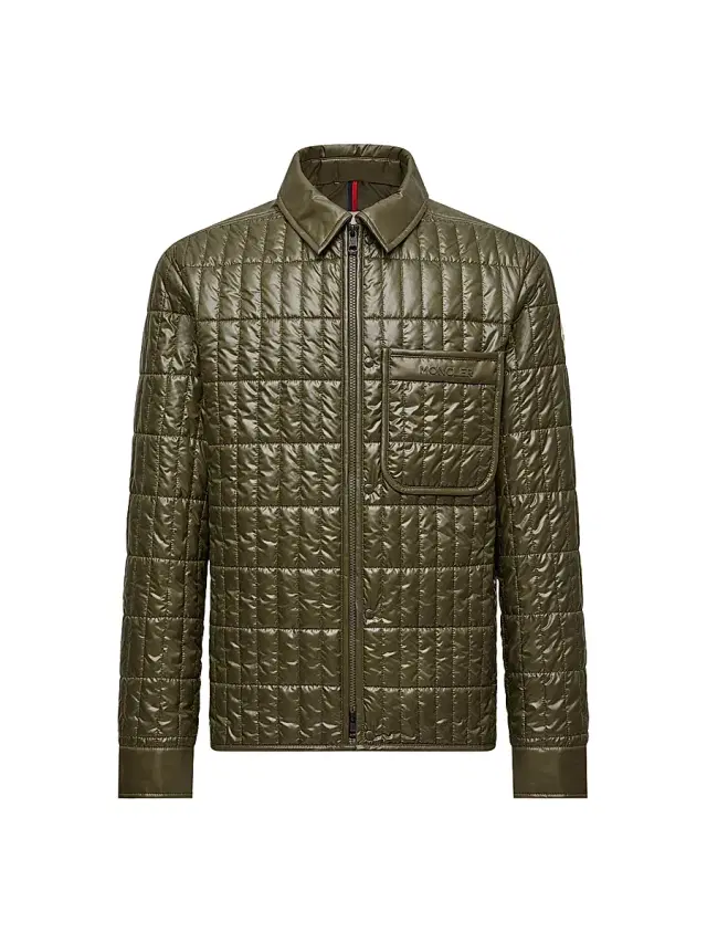 Men's Madiere Down-Filled Shacket - Olive Green