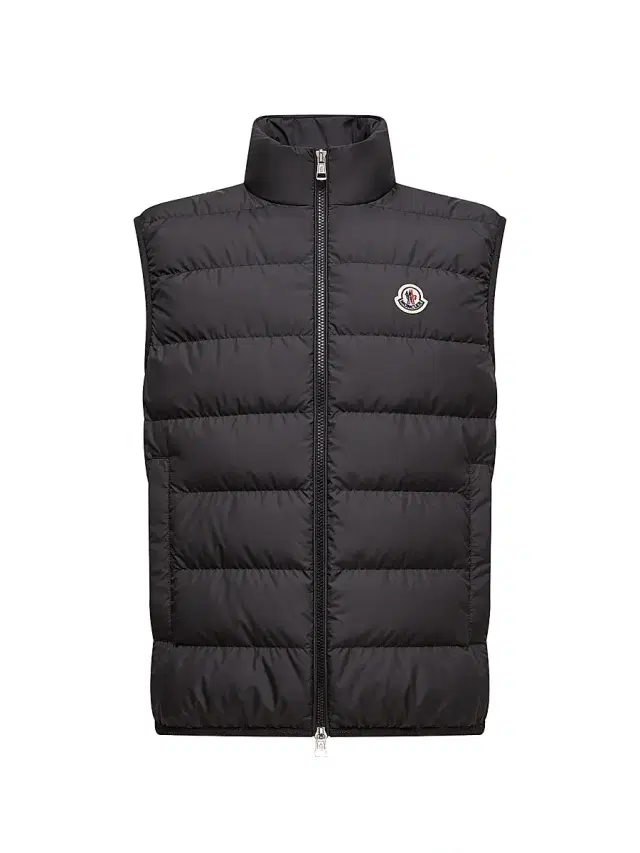 Men's Contrin Nylon Down Zip Front Vest - Black