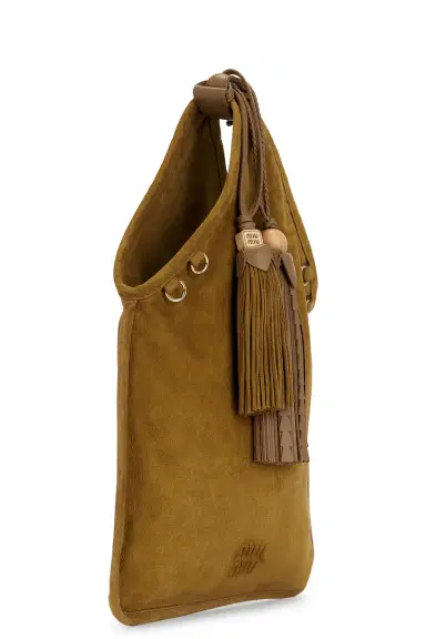Miu Miu Camoscio Tote Bag | Thumbnail 4 Miu Miu Camoscio Tote Bag | Thumbnail 4