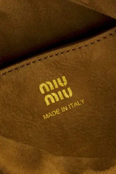 Miu Miu Camoscio Tote Bag | Thumbnail 6 Miu Miu Camoscio Tote Bag | Thumbnail 6