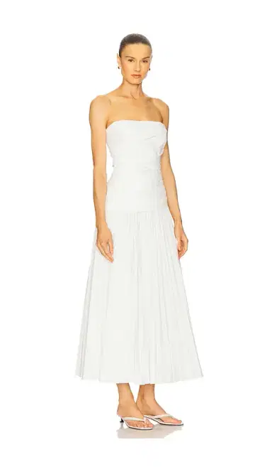 Simkhai Arie Strapless Bustier Midi Dress | Thumbnail 2