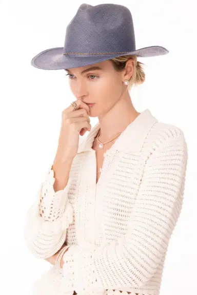 VAN PALMA Luisa Hat - Jeans | Thumbnail 2