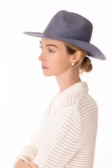 VAN PALMA Luisa Hat - Jeans | Thumbnail 3