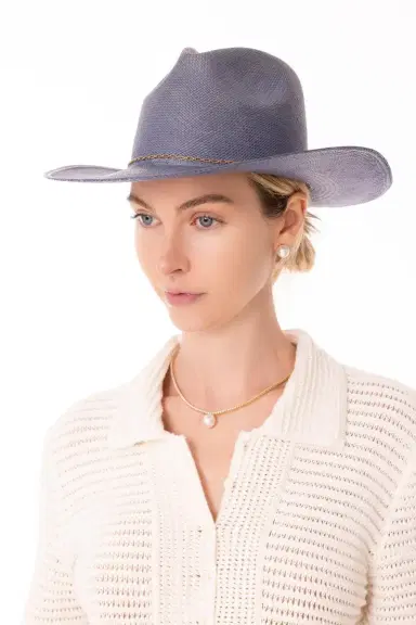 VAN PALMA Luisa Hat - Jeans | Thumbnail 4