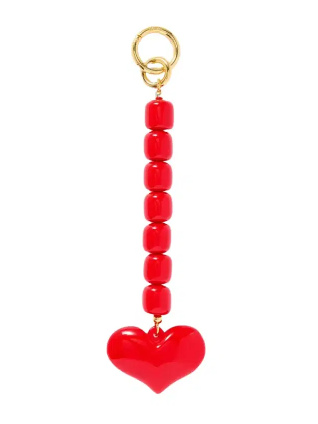 Gold-tone Resin Bag Charm