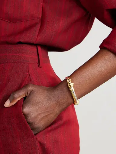 Bottega Veneta And Silver-tone Bracelet | Thumbnail 2 Bottega Veneta And Silver-tone Bracelet | Thumbnail 2