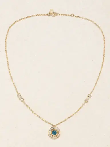 L’Atelier Nawbar The Warrior Mimmette 18-karat Gold Diamond Necklace | Thumbnail 4