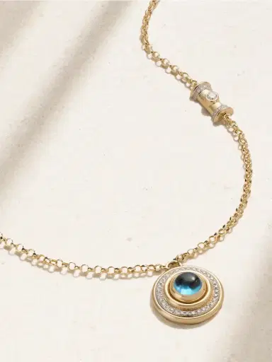 L’Atelier Nawbar The Warrior Mimmette 18-karat Gold Diamond Necklace | Thumbnail 1