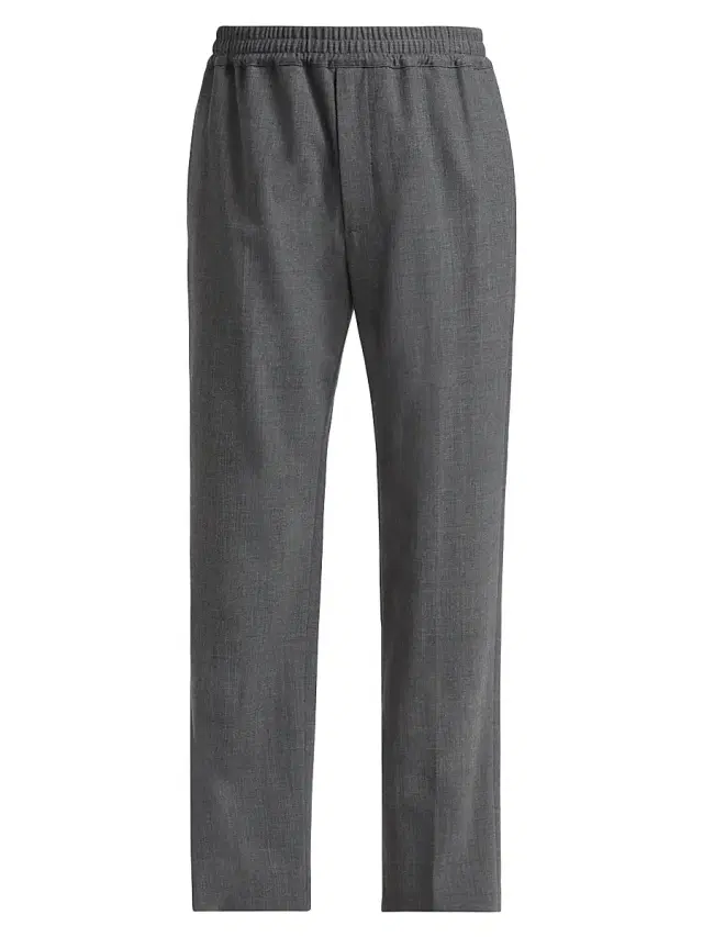 Nili Lotan Men's Lawrence Straight-Fit Pants - Heather Grey