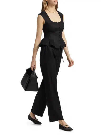 Reformation Women's Olina Linen Pants | Thumbnail 2