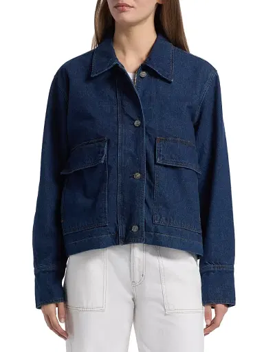 Reformation Women's Oakley Denim Jacket - Havasu - Size XL | Thumbnail 3 Reformation Women's Oakley Denim Jacket - Havasu - Size XL | Thumbnail 3