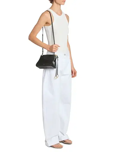 Alaïa Women's Square Leather Shoulder Bag - Noir | Thumbnail 2
