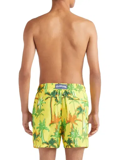 Vilebrequin Men's Palms Offset Swim Trunks - Soleil - Size XL | Thumbnail 4 Vilebrequin Men's Palms Offset Swim Trunks - Soleil - Size XL | Thumbnail 4