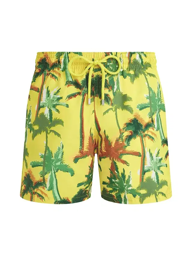 Men's Palms Offset Swim Trunks - Soleil