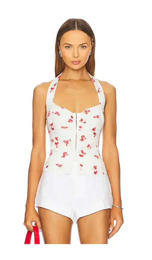 Bardot Rixton Printed Halter Top
