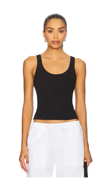 LESET Laura Scoop Neck Tank | Thumbnail 1