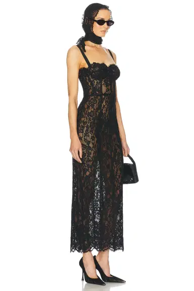 Helsa The Lace Column Dress | Thumbnail 2 Helsa The Lace Column Dress | Thumbnail 2