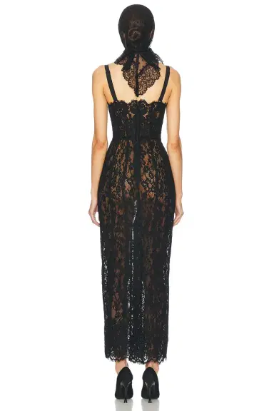 Helsa The Lace Column Dress | Thumbnail 3 Helsa The Lace Column Dress | Thumbnail 3