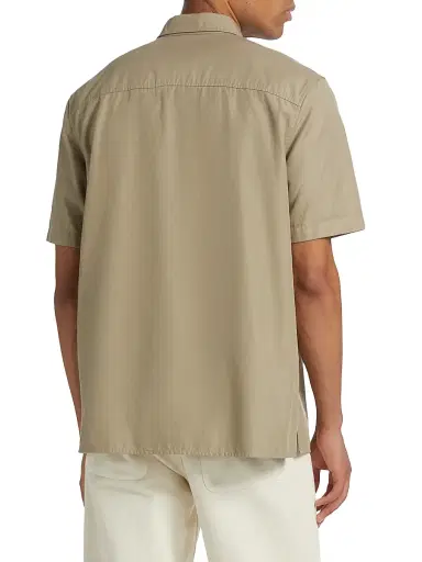 Nili Lotan Men's Short-Sleeve Double-Pocket Shirt - Alvaro - Size Large | Thumbnail 5 Nili Lotan Men's Short-Sleeve Double-Pocket Shirt - Alvaro - Size Large | Thumbnail 5