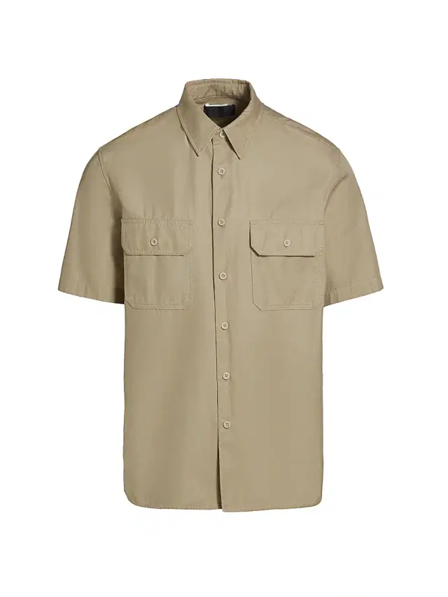 Nili Lotan Men's Short-Sleeve Double-Pocket Shirt - Alvaro