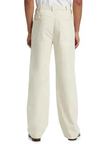 Nili Lotan Men's Miller Cotton Workwear Pants - Stone - Size 38 | Thumbnail 5 Nili Lotan Men's Miller Cotton Workwear Pants - Stone - Size 38 | Thumbnail 5