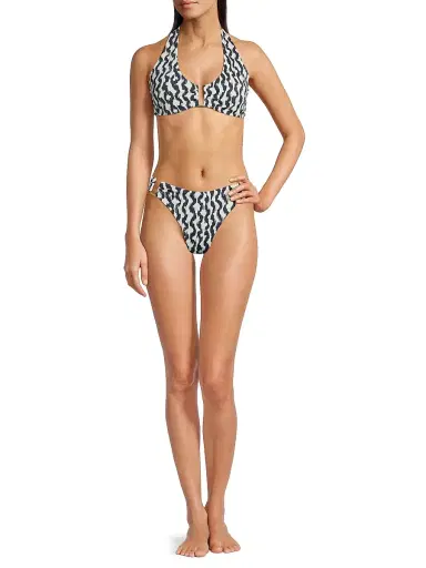 Change of Scenery Women's Layla Elysia Waves Hipster U Bikini Bottom - Elysia Waves - Size Medium | Thumbnail 2