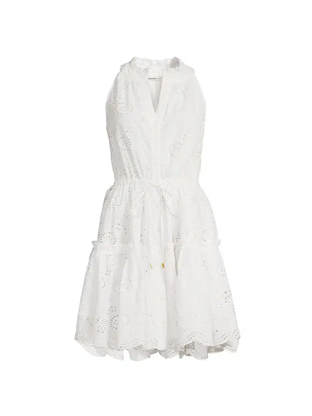 Change of Scenery Women's Charlotte Eyelet Minidress - Fresh White