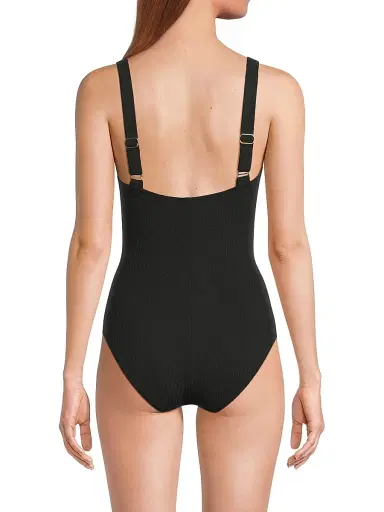 Change of Scenery Women's Jori One-Piece Swimsuit - Black Texture - Size Medium | Thumbnail 5 Change of Scenery Women's Jori One-Piece Swimsuit - Black Texture - Size Medium | Thumbnail 5