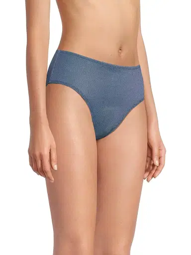 Change of Scenery Women's Classic Indigo Twill Bikini Bottom | Thumbnail 4