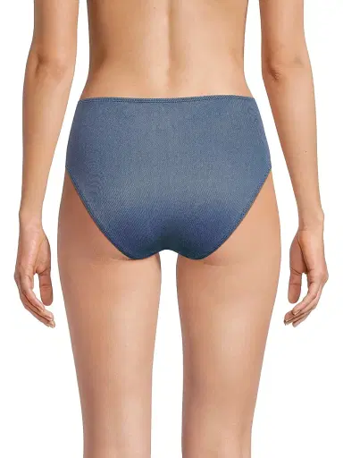 Change of Scenery Women's Classic Indigo Twill Bikini Bottom | Thumbnail 5