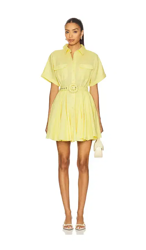 HEMANT AND NANDITA x REVOLVE Belted Mini Dress