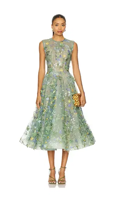 Bronx and Banco Saba Floral Midi Dress | Thumbnail 1