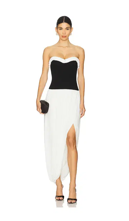 SIMKHAI Augusta Bustier Midi Dress