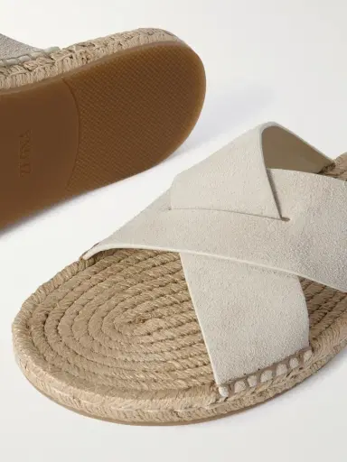 Zegna Panarea Suede Sandals - Men | Thumbnail 4 Zegna Panarea Suede Sandals - Men | Thumbnail 4