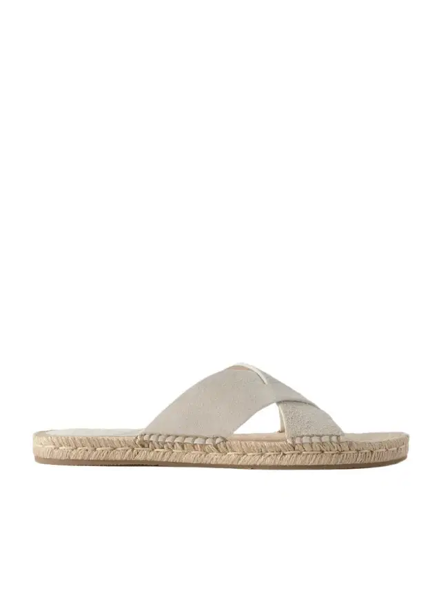 Zegna Panarea Suede Sandals - Men