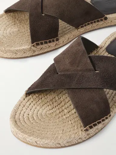 Zegna Panarea Suede Sandals - Men | Thumbnail 4 Zegna Panarea Suede Sandals - Men | Thumbnail 4