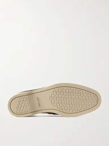 John Lobb Foil Suede Boat Shoes - Men | Thumbnail 3