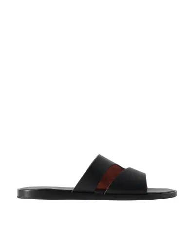 Loro Piana Pilat Plain Walk Cutout Leather Sandals - Men | Thumbnail 1 Loro Piana Pilat Plain Walk Cutout Leather Sandals - Men | Thumbnail 1